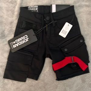 Black/red Jordan Craig shorts toddler size 4